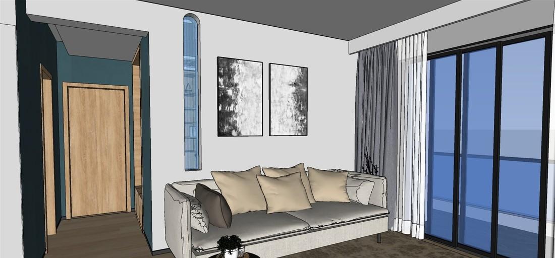 古希腊拱形窗映照的现代自然家-50