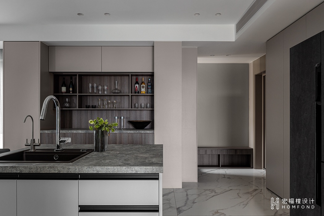 现代都会风格跃层住宅设计丨中国成都丨成都宏福樘设计-27