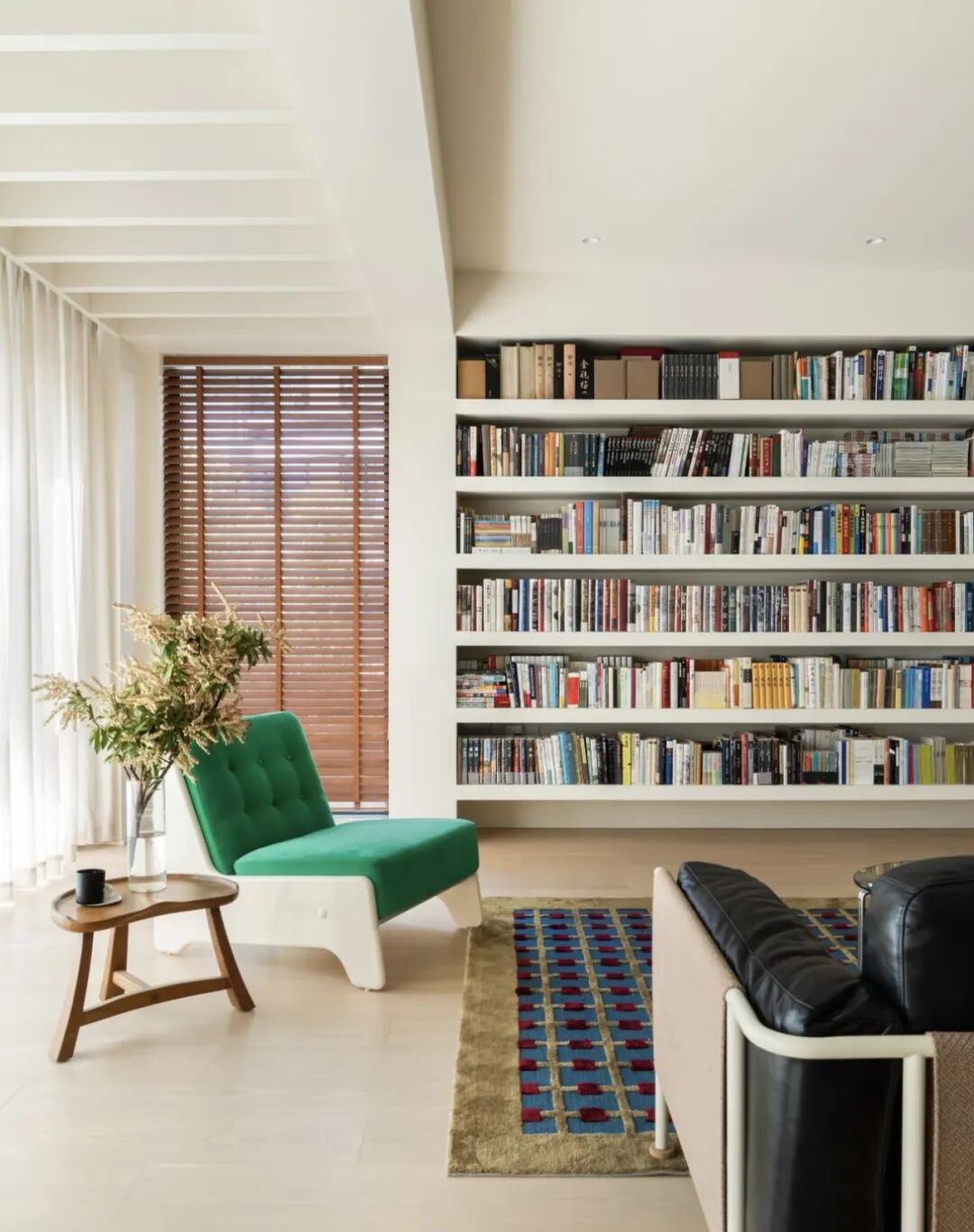 长在审美上的 满墙书柜-15