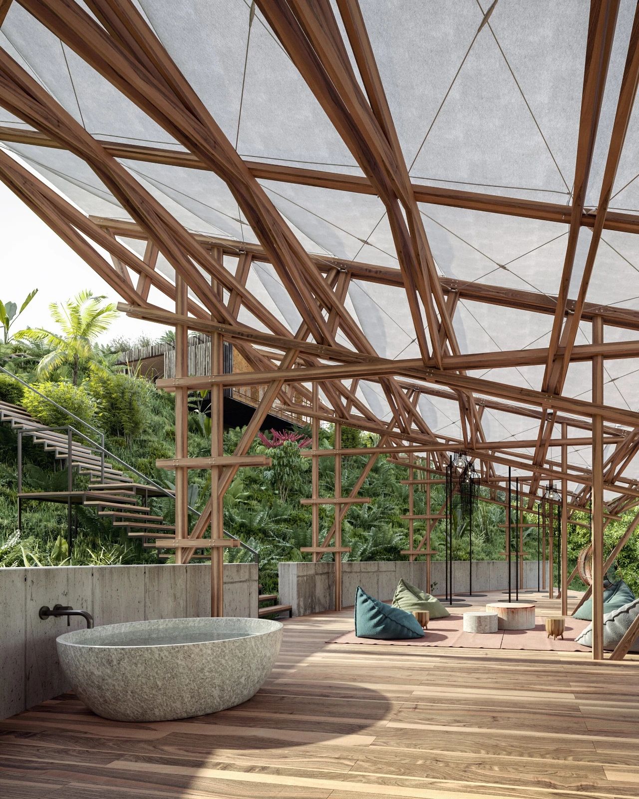 哥斯达黎加丛林中的艺术度假天堂-102