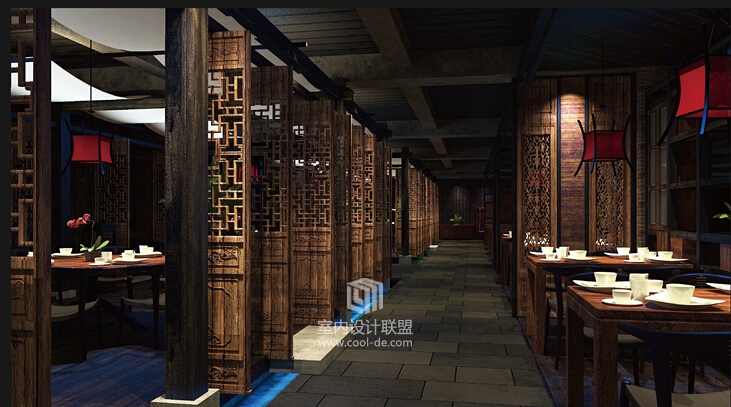 主题餐厅设计-福州揽季月光主题餐厅设计-12