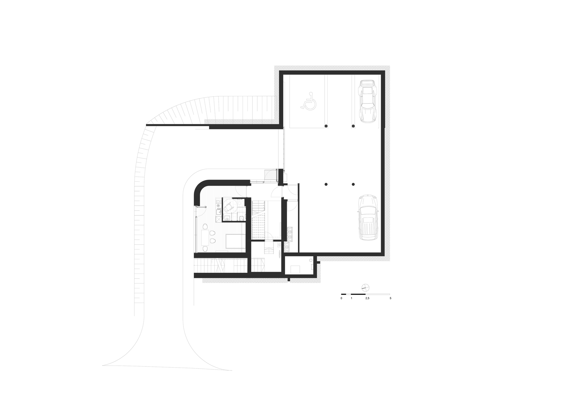 Apartments in Wolf Clearing / studio de.materia-44