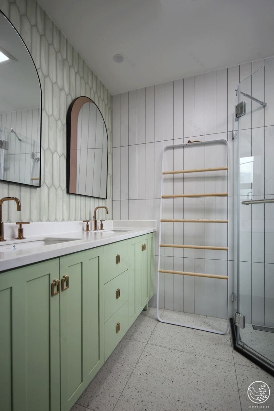 北欧风轻复古宅丨中国成都丨清羽设计-56