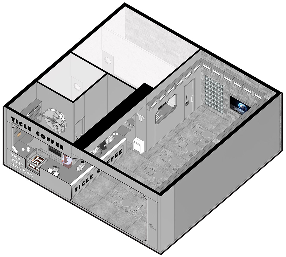 Ticle Coffee系列店设计丨中国沈阳丨大观建筑设计-28