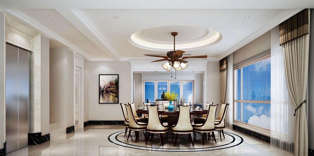 幸福 N 次方 | 精致优雅蓝色系客厅设计-3