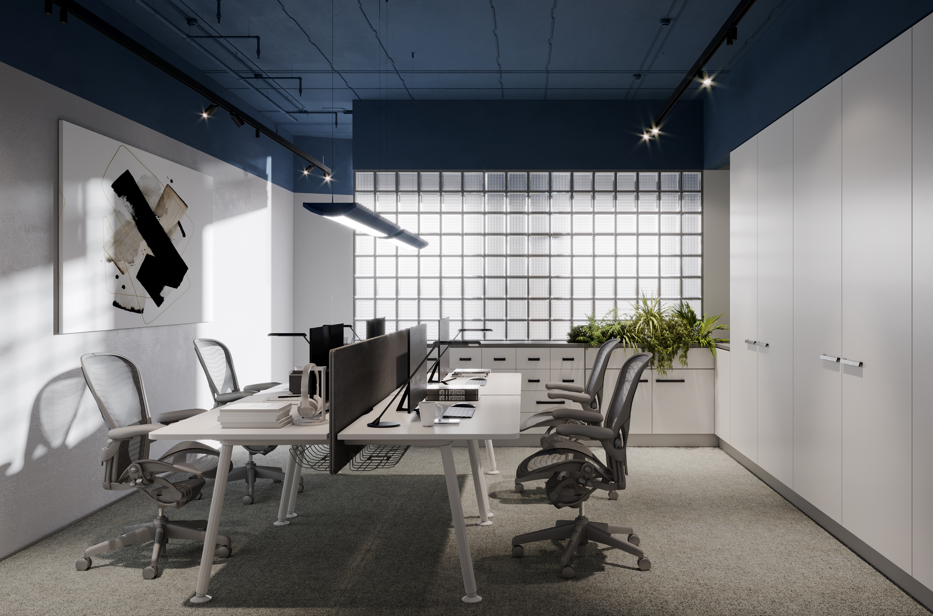 T+T DIGITALTWIN 办公室可视化设计丨俄罗斯莫斯科丨T+T Architects 工作室-13