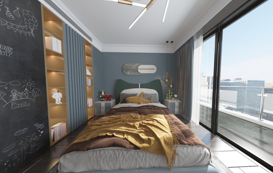 南国鼎峰龙岸 350㎡现代轻奢复式丨鼎墅设计-22