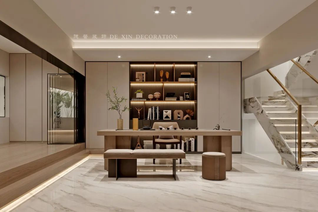 广州中海熙园别墅设计丨中国广州丨德馨装饰-30