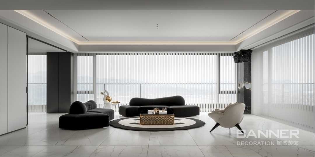 王海东300㎡法式现代:黑白之间 自有诗意丨中国西安-25