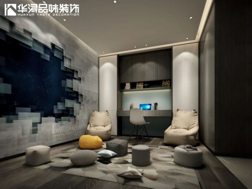 300m²现代简约家居,寻求相同中的多样与丰富-62