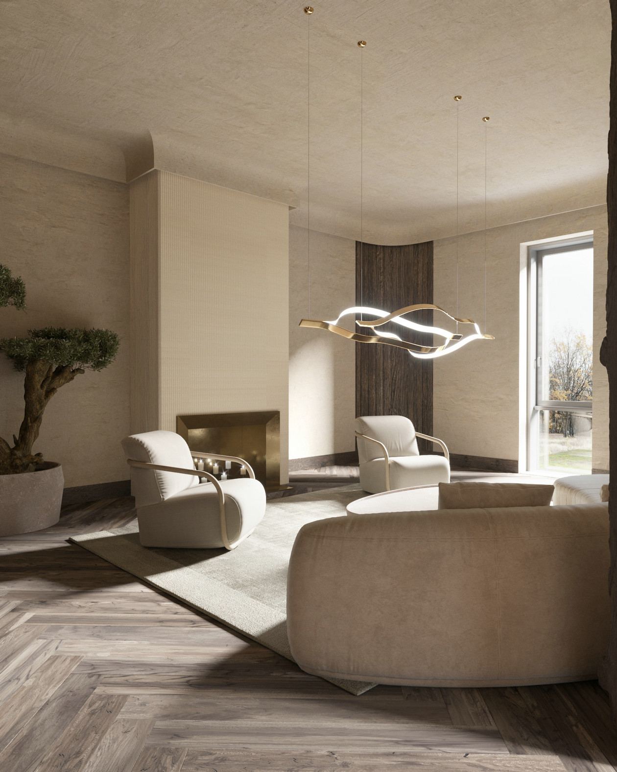 Maksim Mironov设计 暖色系诧寂风-1