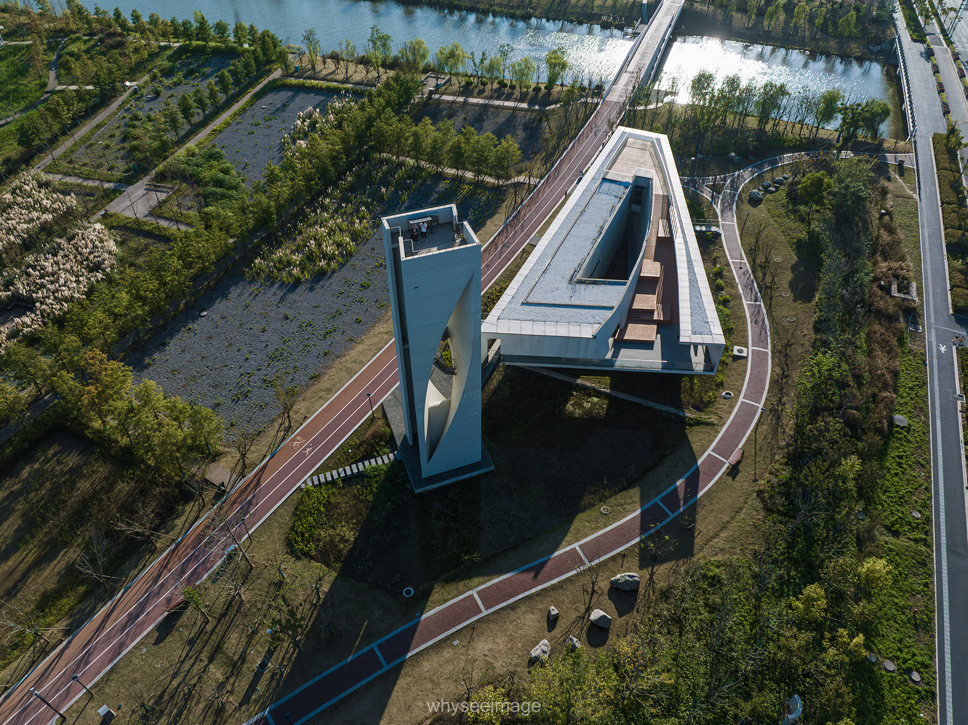 上海临港星空之境公园同观廊,旋星塔,羽旋桥丨中国上海丨上海中森止境设计工作室-13