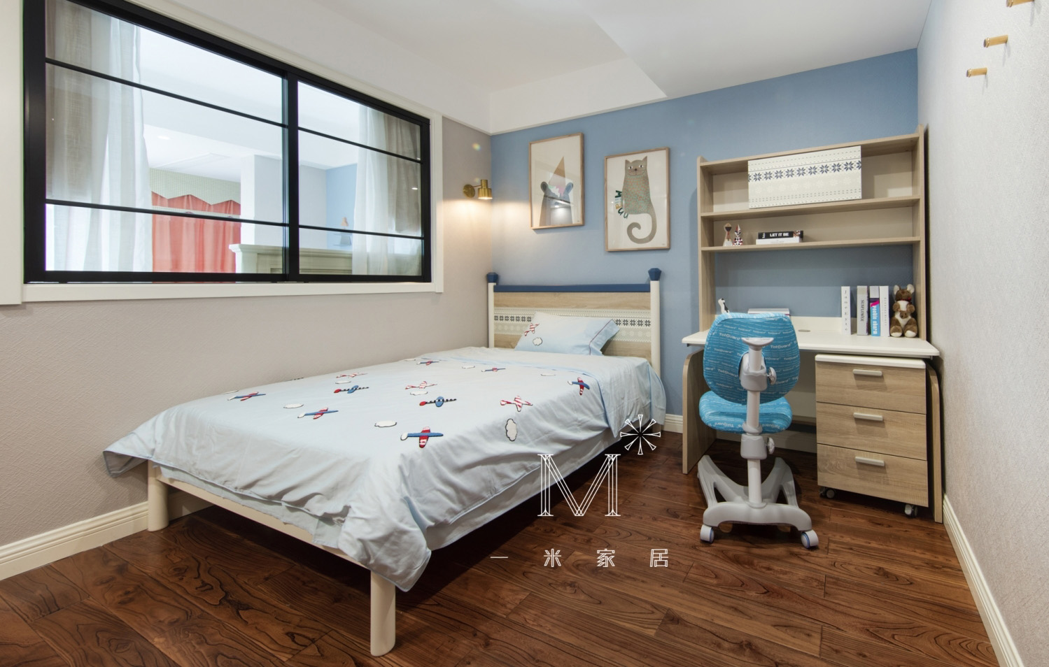 【一米家居】 ◣Luna&Dindin◥ 110㎡美式-42