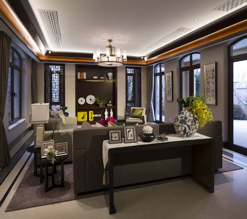 山东莱芜绿城桃花源中式别墅-4