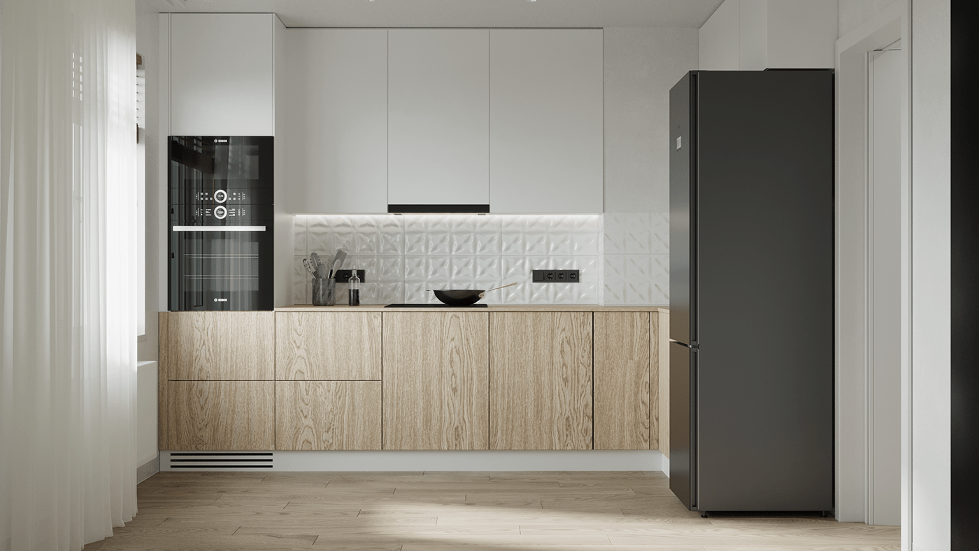 清新的小公寓，完美效果展现                     -4