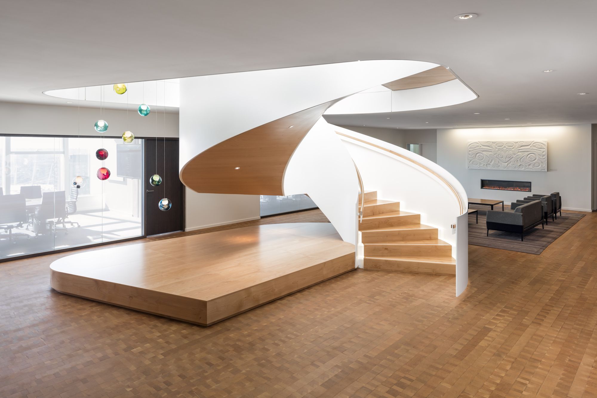 温哥华 TELUS 总部 | 现代办公空间的绿色与艺术融合-41