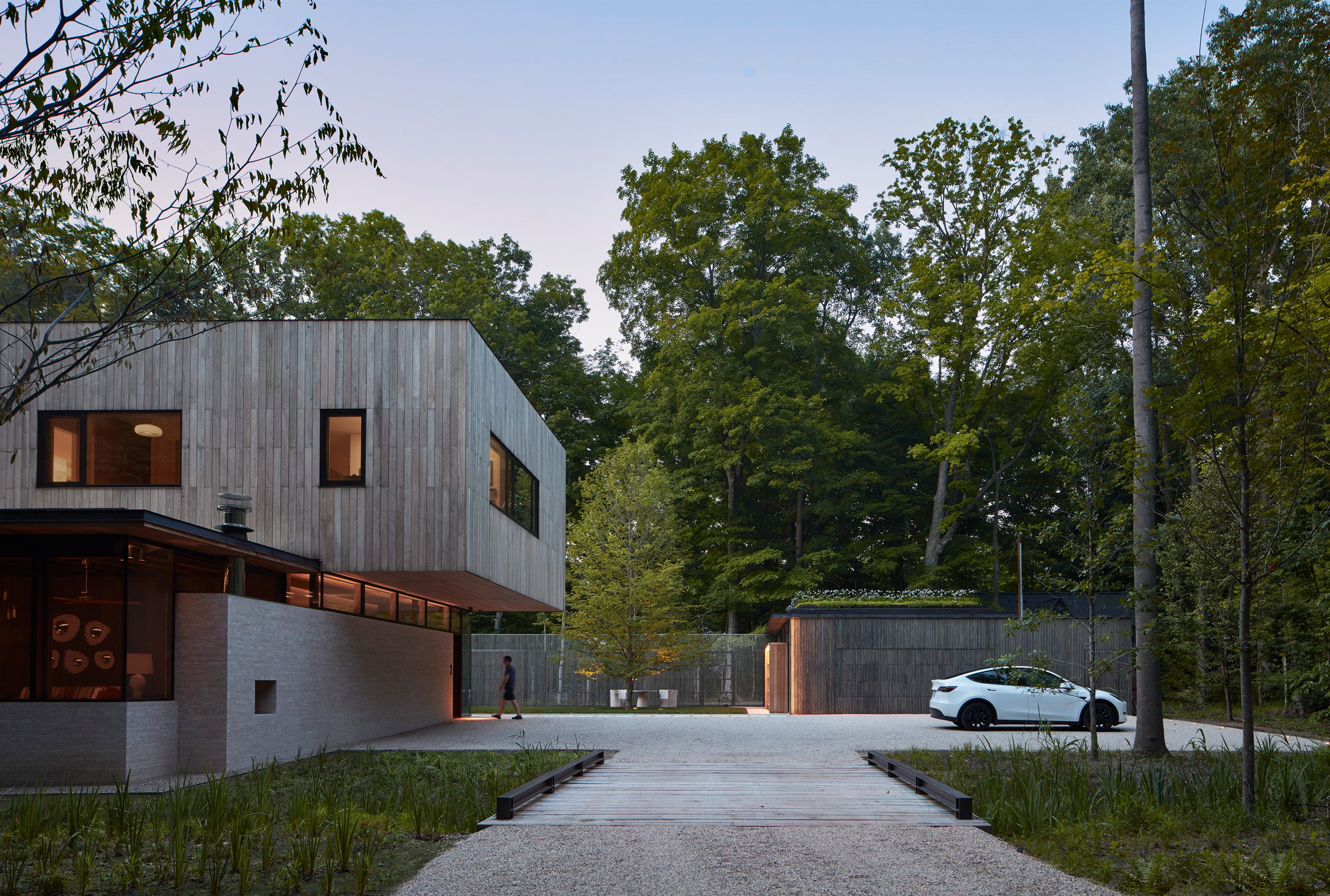 Meadow Lane Retreat 密歇根湖住宅丨美国密歇根丨Wheeler Kearns Architects-7