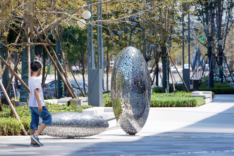 星光璀璨,南信青岛环球金融中心景观设计-61