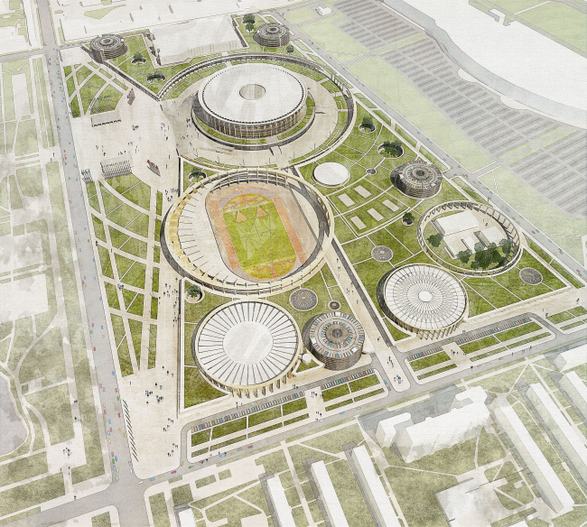 莫斯科区体育综合体（圣彼得堡）丨俄罗斯圣彼得堡丨“Studio 44”建筑工作室,Nikita Yavein团队-43