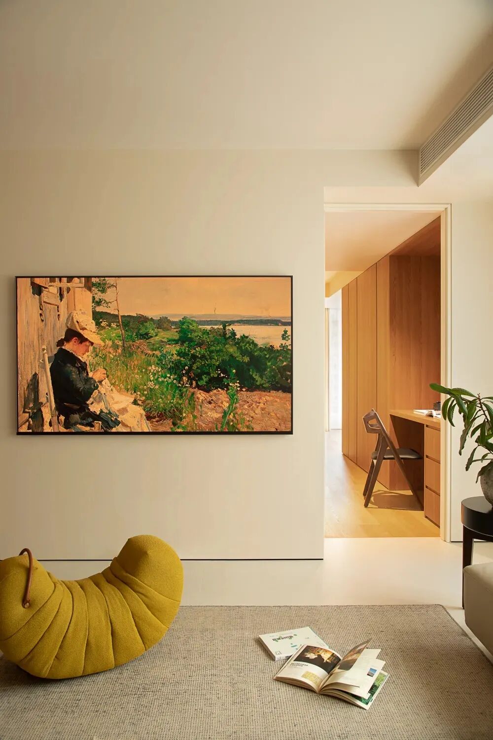 135㎡木色暖调松弛家私宅设计丨中国重庆丨苑邸设计-47