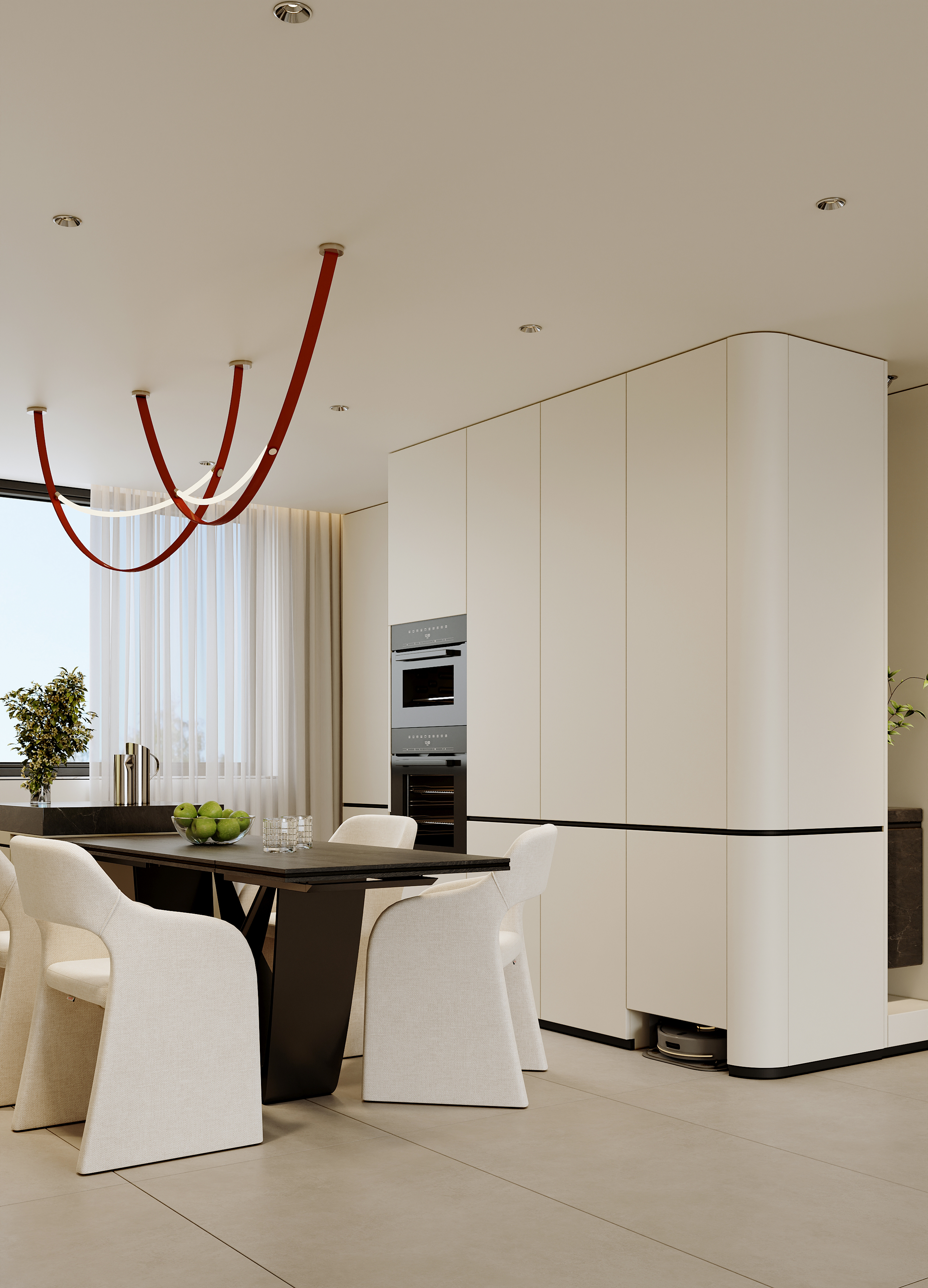 荣华府215㎡现代黑白灰效果表现丨中国沈阳-9