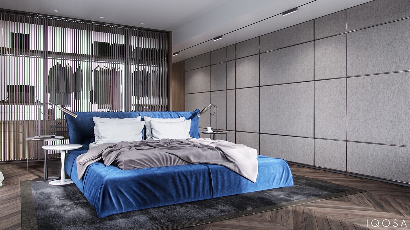 沙特利雅得·绅士高级灰住宅-10