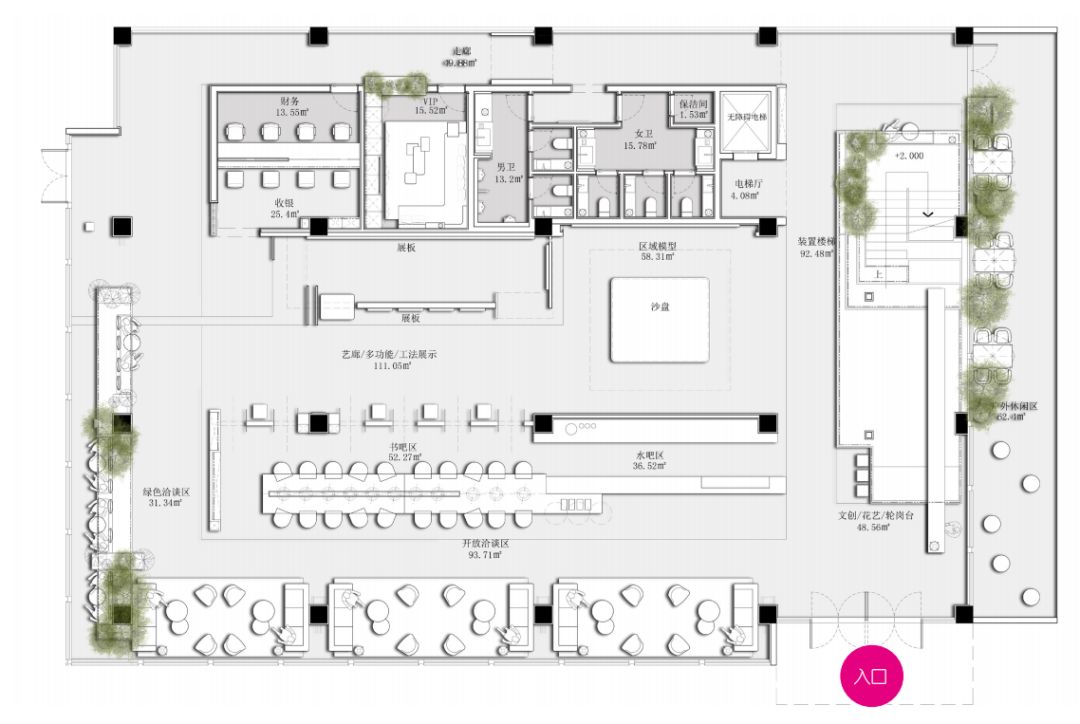 瓯江公元上城营销中心 | 年轻生活与传统空间的完美融合-112