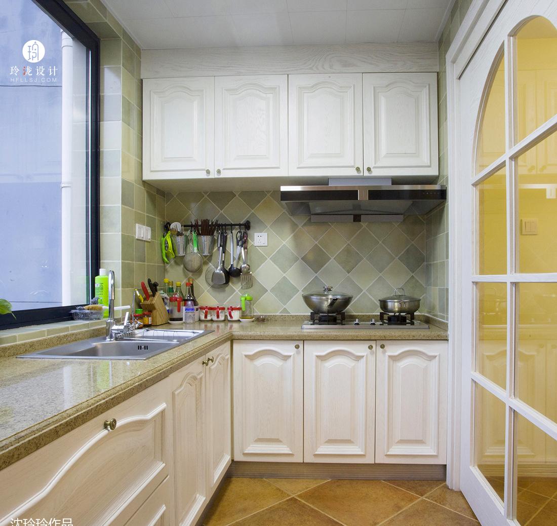 合肥新景花园家居装修设计 | 绿色浪漫,美式木屋-13