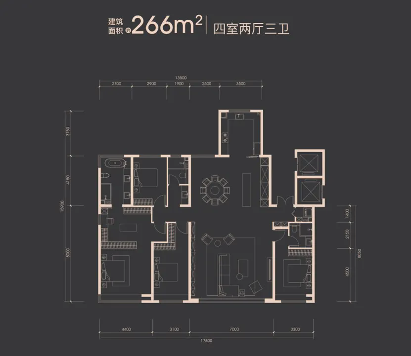 北京招商玺顶奢售楼会所样板间丨中国北京丨集艾,万品设计-37