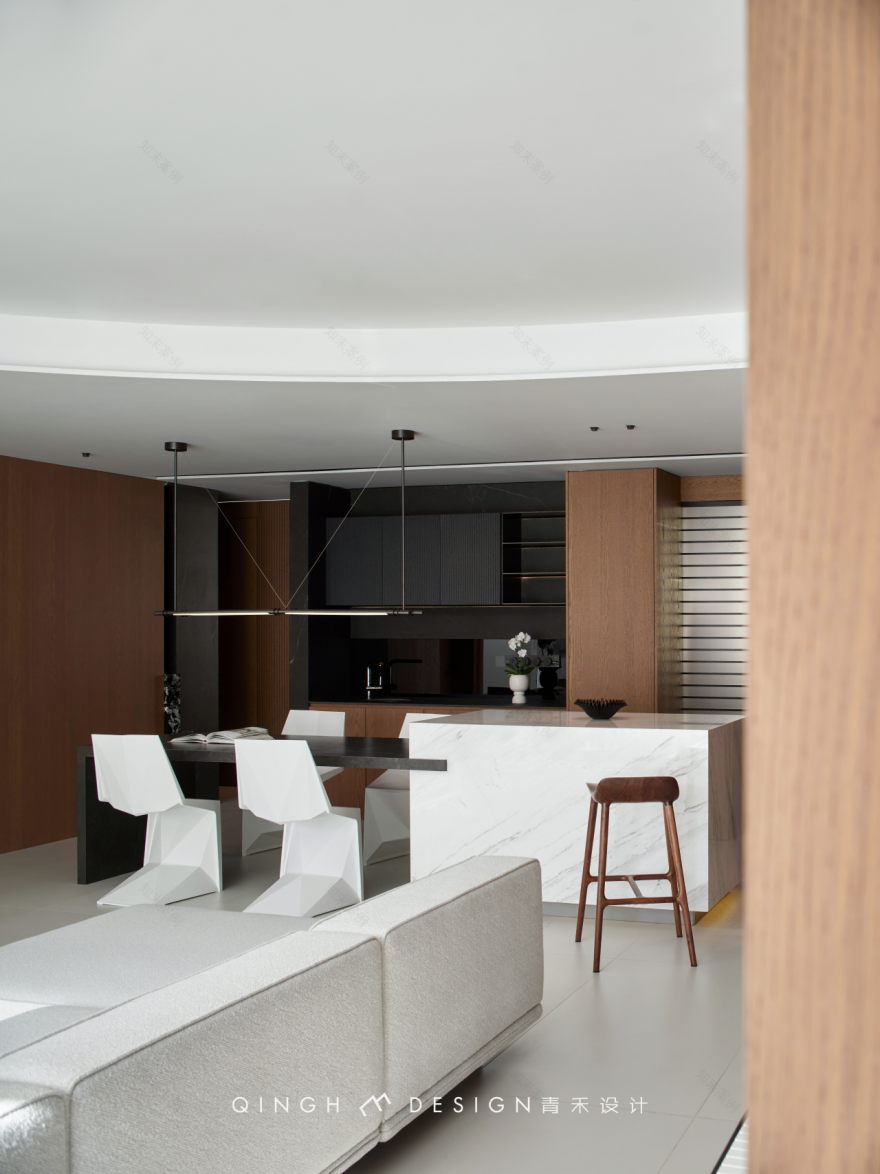 河北龙湖天奕 178㎡轻于形 奢于质丨中国河北丨石家庄青禾室内设计事务所-14