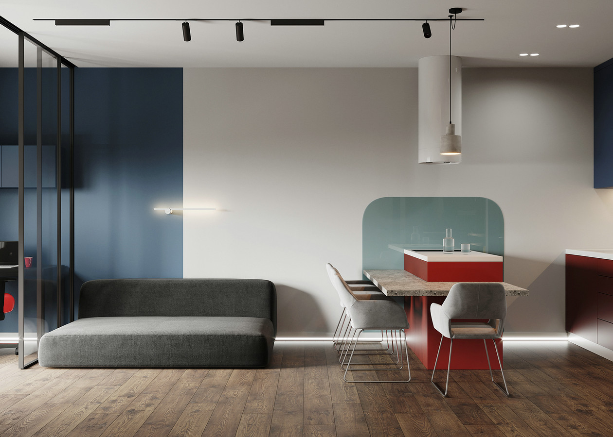 多彩色系公寓设计-1