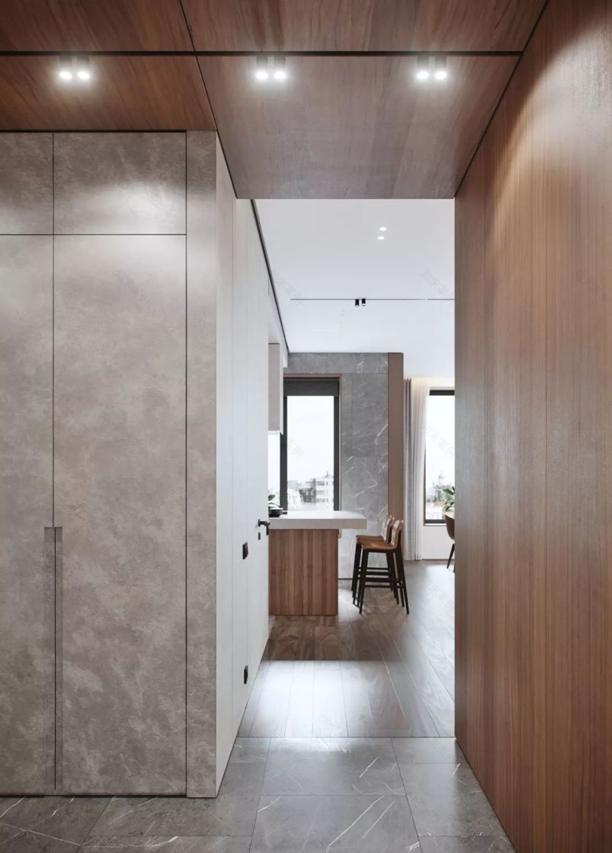 125㎡简约时尚温婉家居设计-11