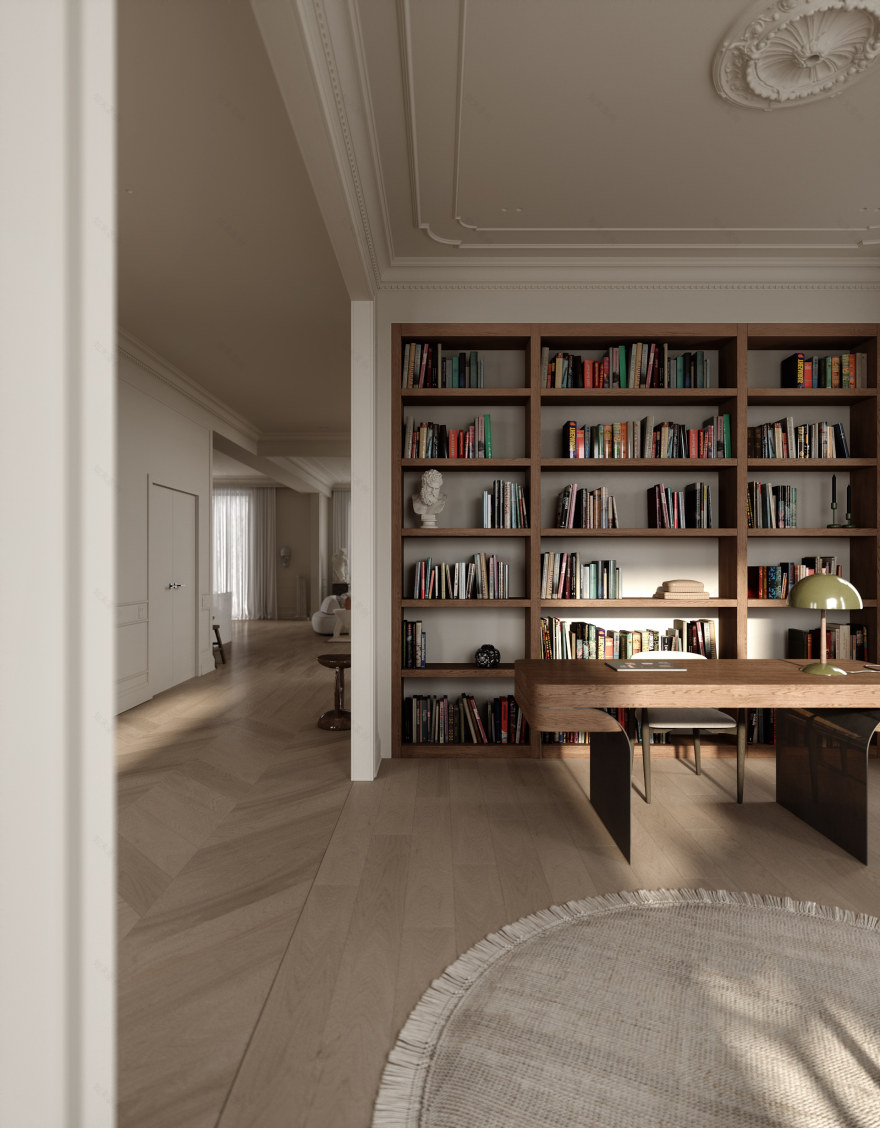 新泽西450平方米住宅室内设计丨美国新泽西丨ADD DESIGN-14