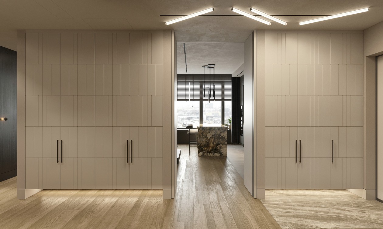 113㎡ 简约风公寓设计-1