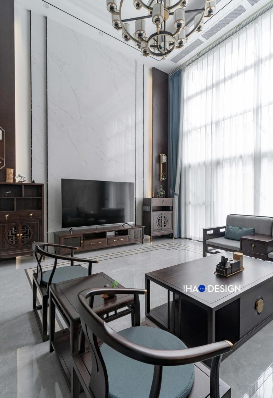 新中式别墅设计丨中国广州-13