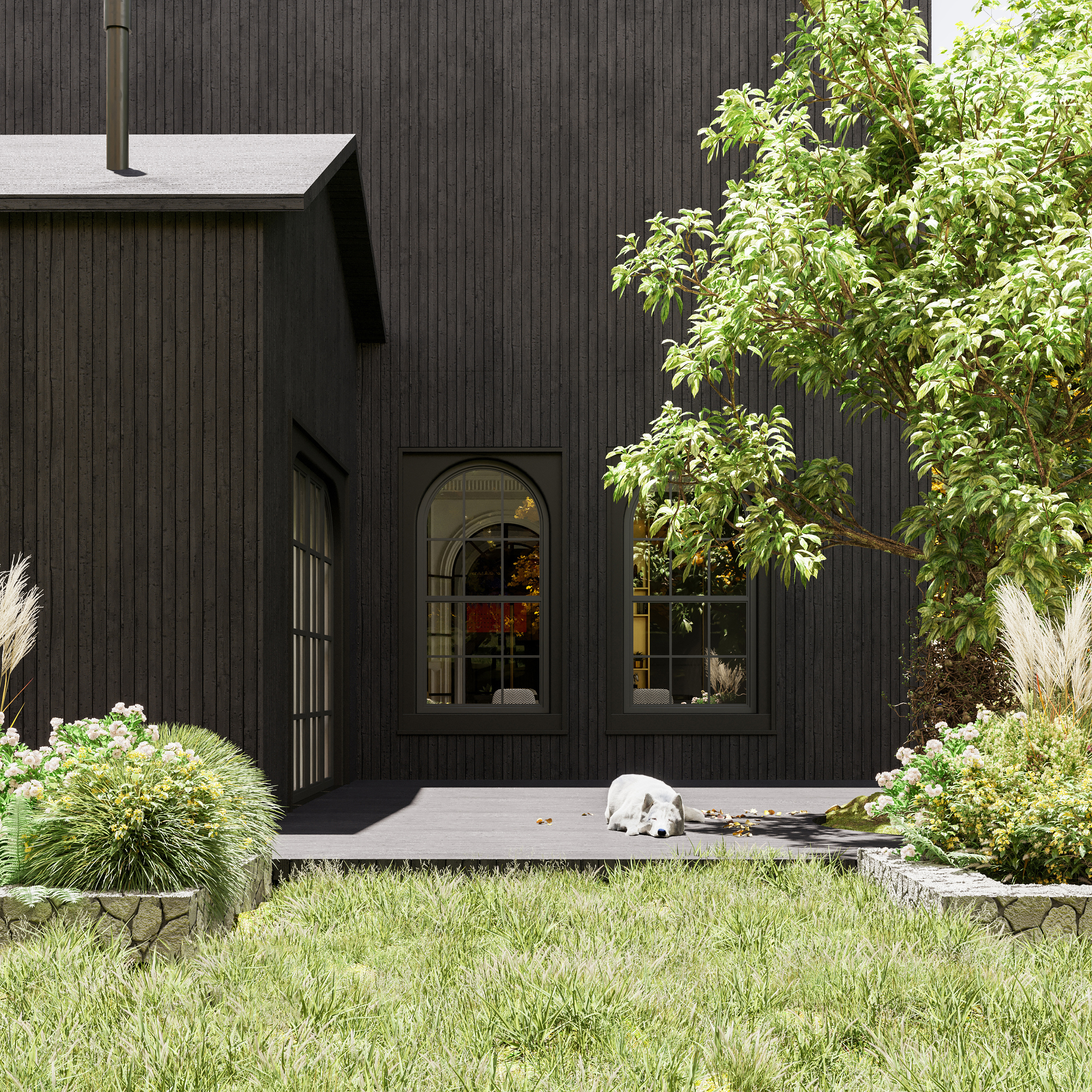 时间之窗——现代法式自建别墅-4