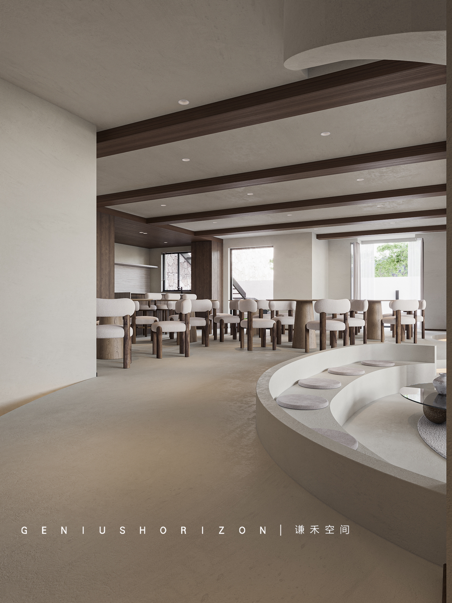 侘寂民宿设计丨谦禾空间设计事务所-32