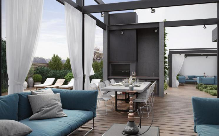 乌克兰基辅亚洲风住宅——和谐自然的人居环境-30