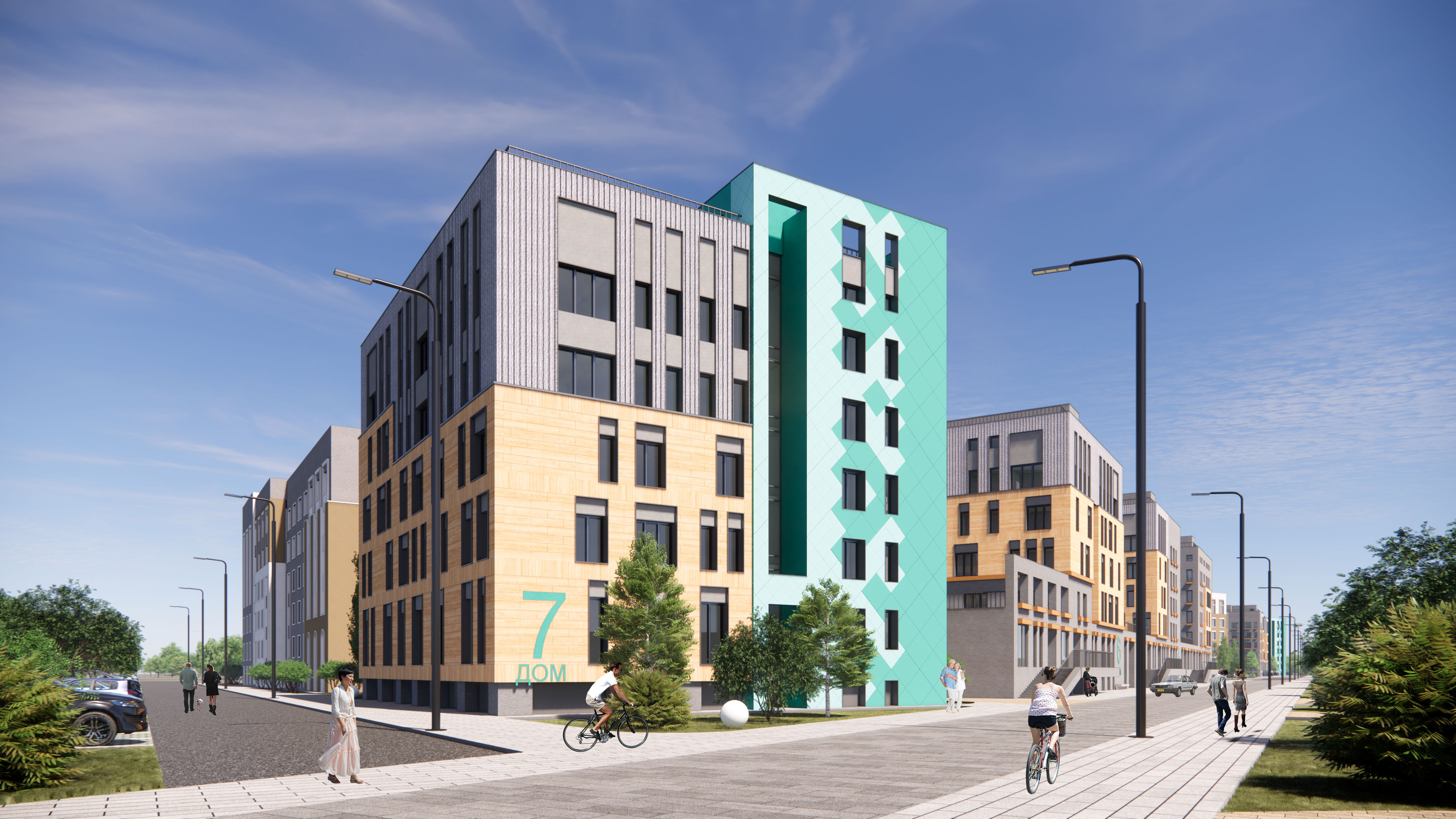 Жилой квартал в г. Салехард-3