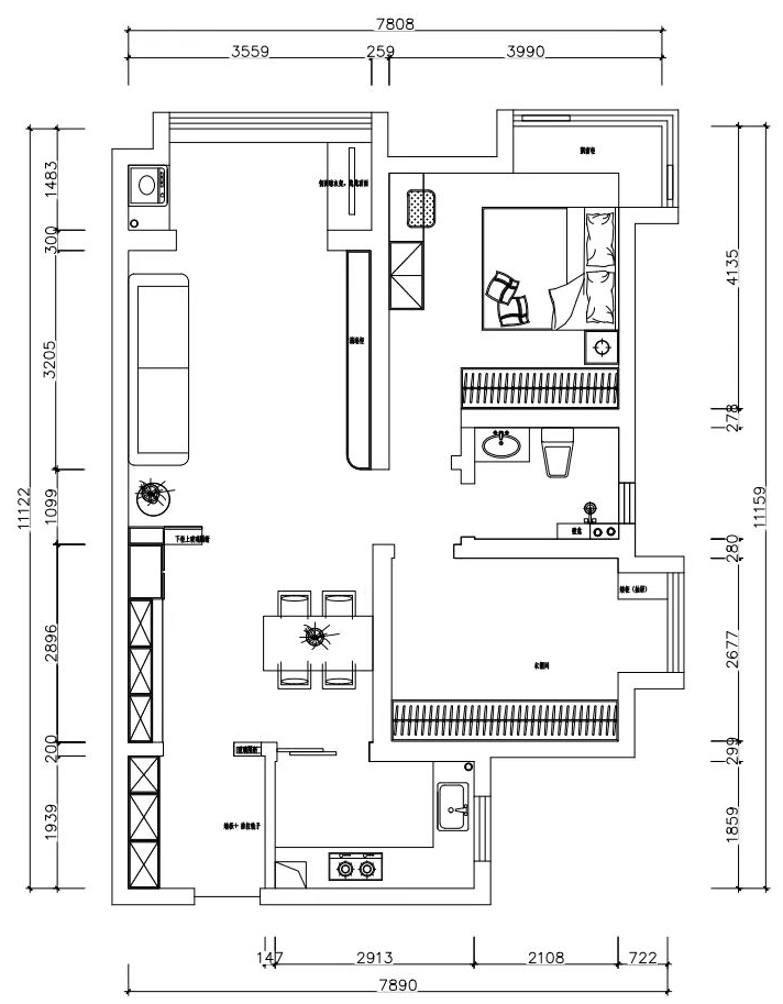 完工首发丨金水区美盛教育港湾，98平轻法式风格，把浪漫装进新家-9