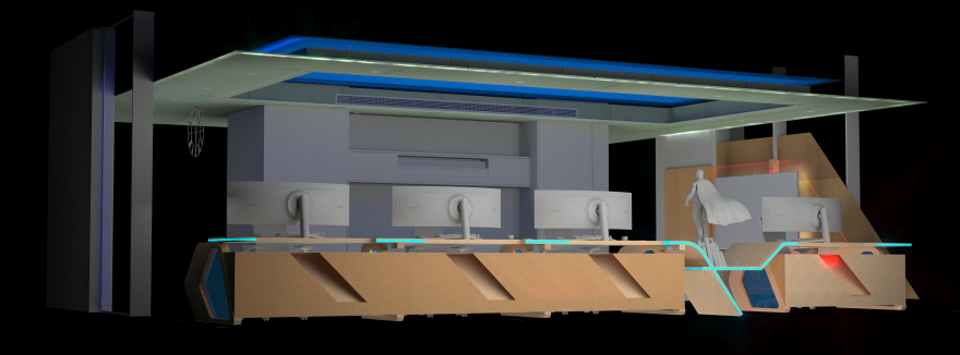 四人游戏室设计-27