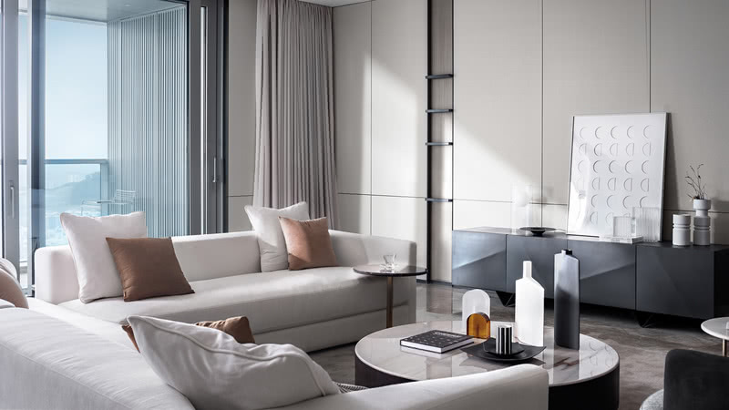 侨城一号豪宅软装设计 | 云端生活的艺术呈现-75