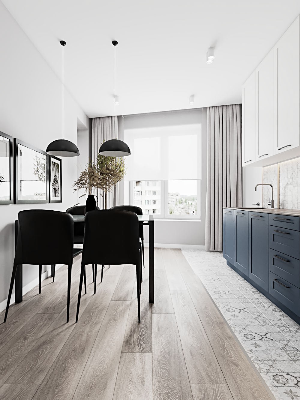 乌克兰 现代简约风公寓设计-5