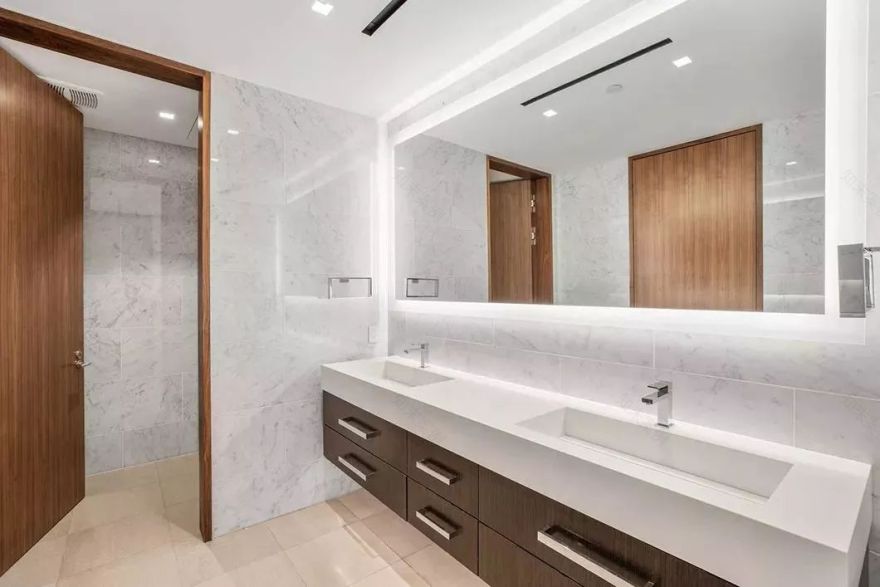 比佛利山庄奢华别墅,现代设计融入自然景观-53