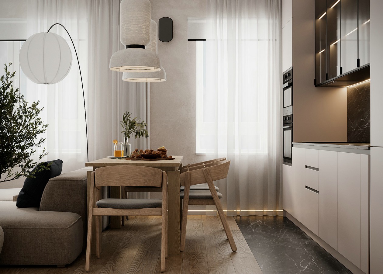 乌克兰现代风小空间设计-5