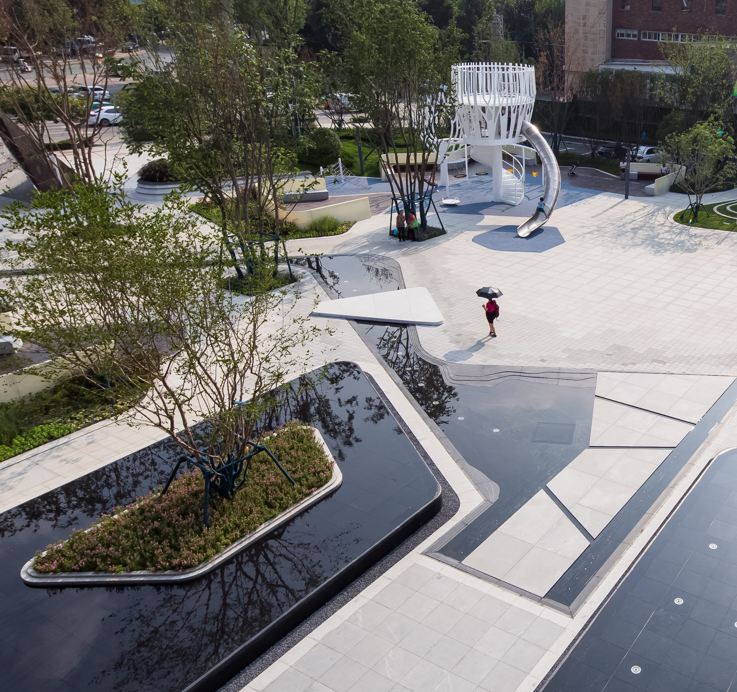 西安大兴青樾售楼中心展示区景观-45