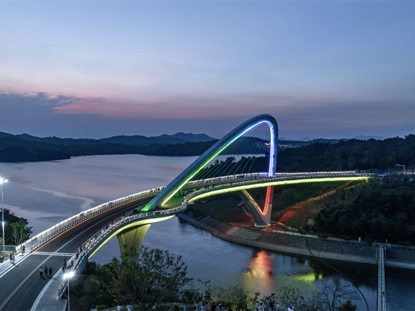溧阳市景詹沙河大桥丨中国江苏-2