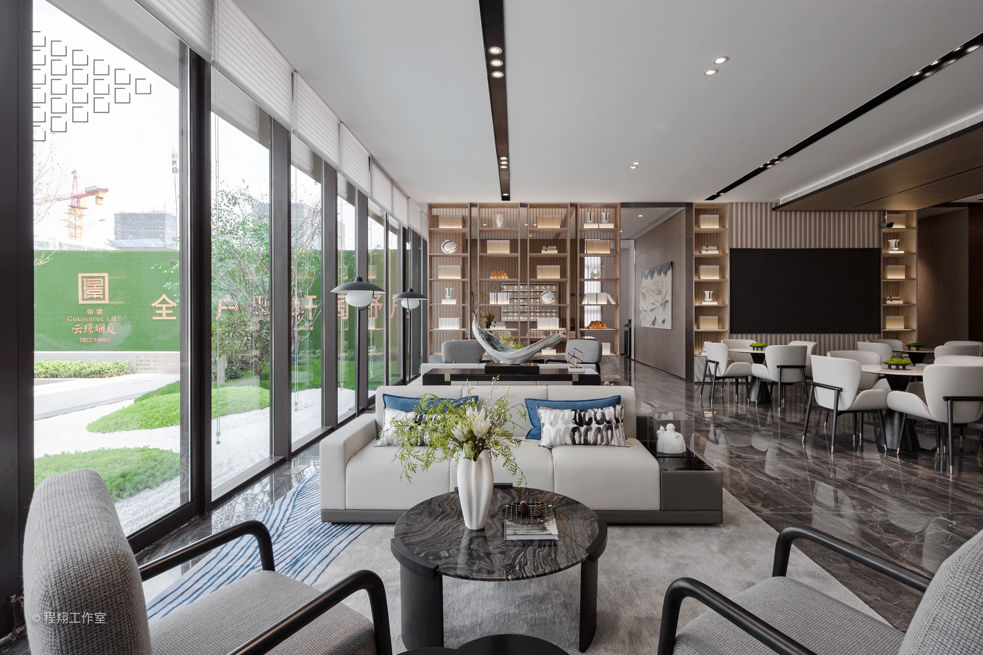 中梁云璟斓庭售楼处丨中国潍坊丨鲲誉设计-19