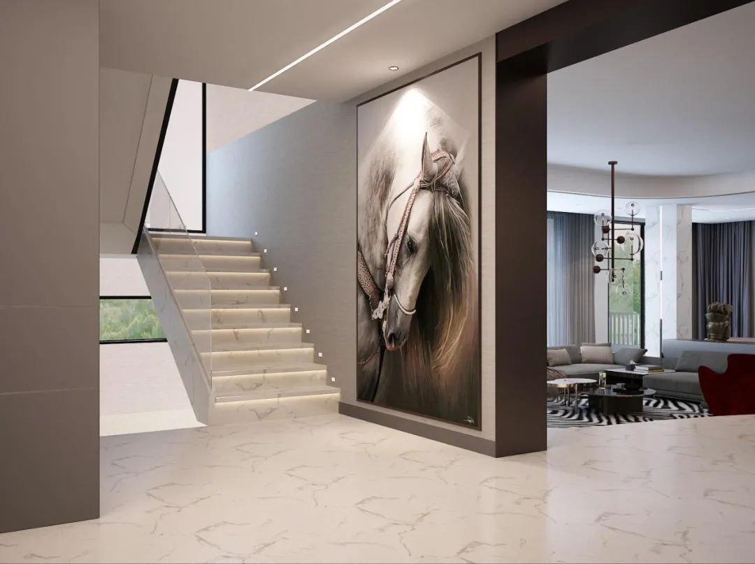 新新小镇简约别墅设计丨部亚维-29