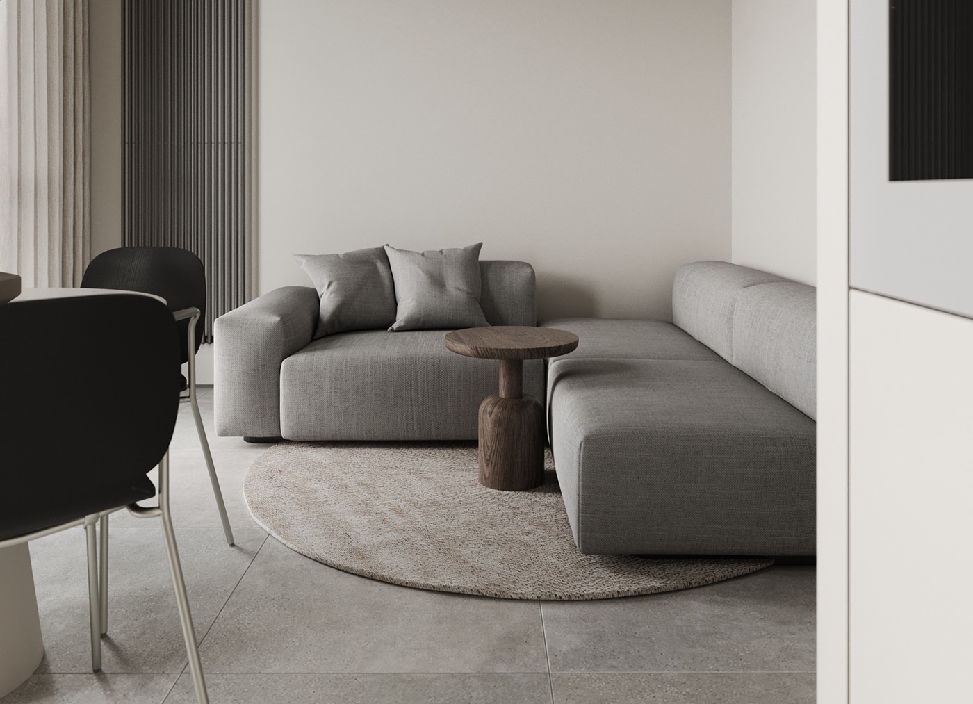 乌克兰50㎡小空间公寓设计-5